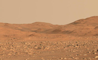 Mars - Perseverance Rover Looks West