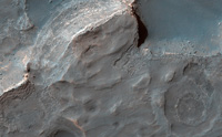Mars - A Sedimentary Fan in Southeast Gale Crater