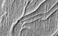 Mars - Curving Ridges in Aeolis Planum