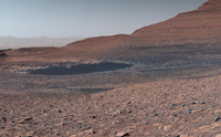 Mars - Curiosity Views Gediz Vallis Ridge