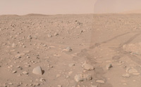 Mars - Perseverance Makes Tracks in Boulder Field