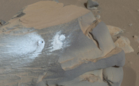 Mars - Perseverance's View of 'Bunsen Peak'