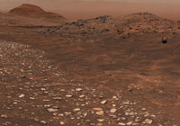 Curiosity Takes a 360-Degree View of Gediz Vallis Channel