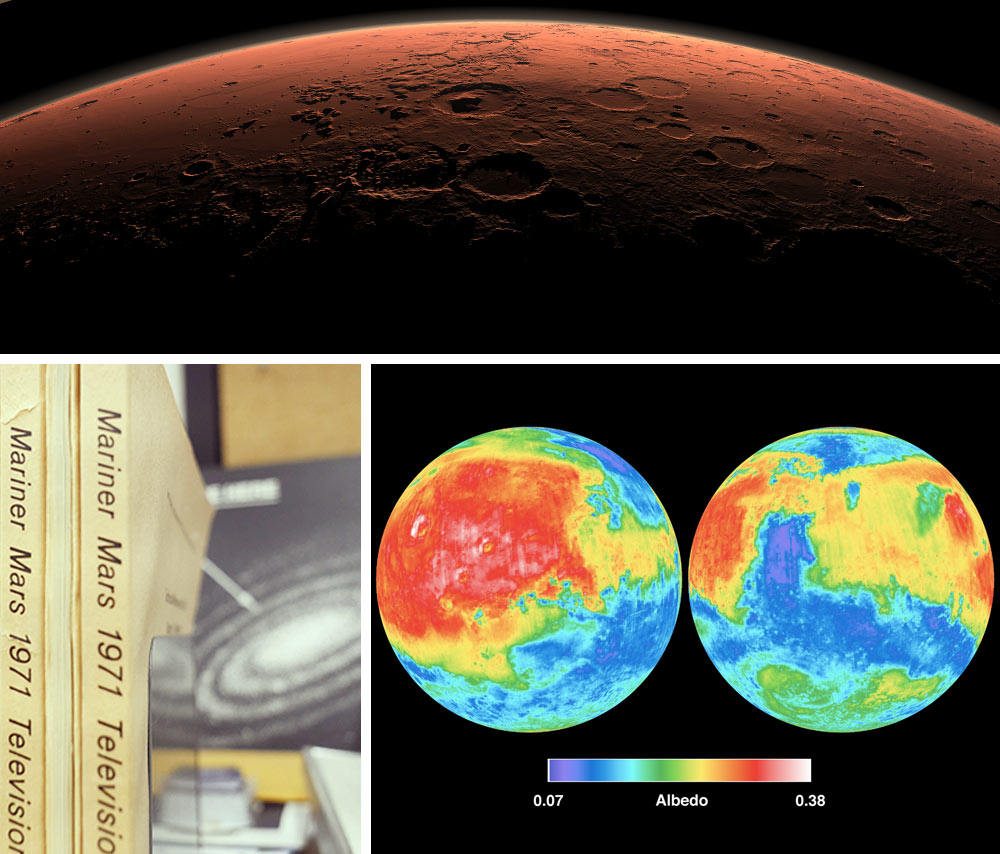 Images Courtesy NASA/JPL-Caltech, Top Panel PIA14293, Bottom Right Panel PIA02816